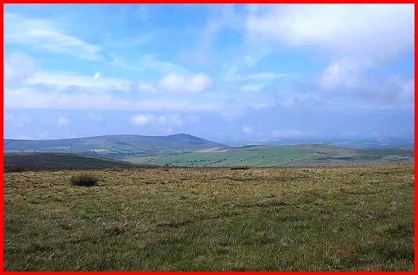 From the Preseli Hills looking north