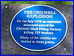 Chilwell Explosion Plaque