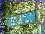 Bridle Road sign