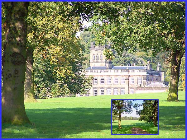 Locko Hall & Footpath to the wood